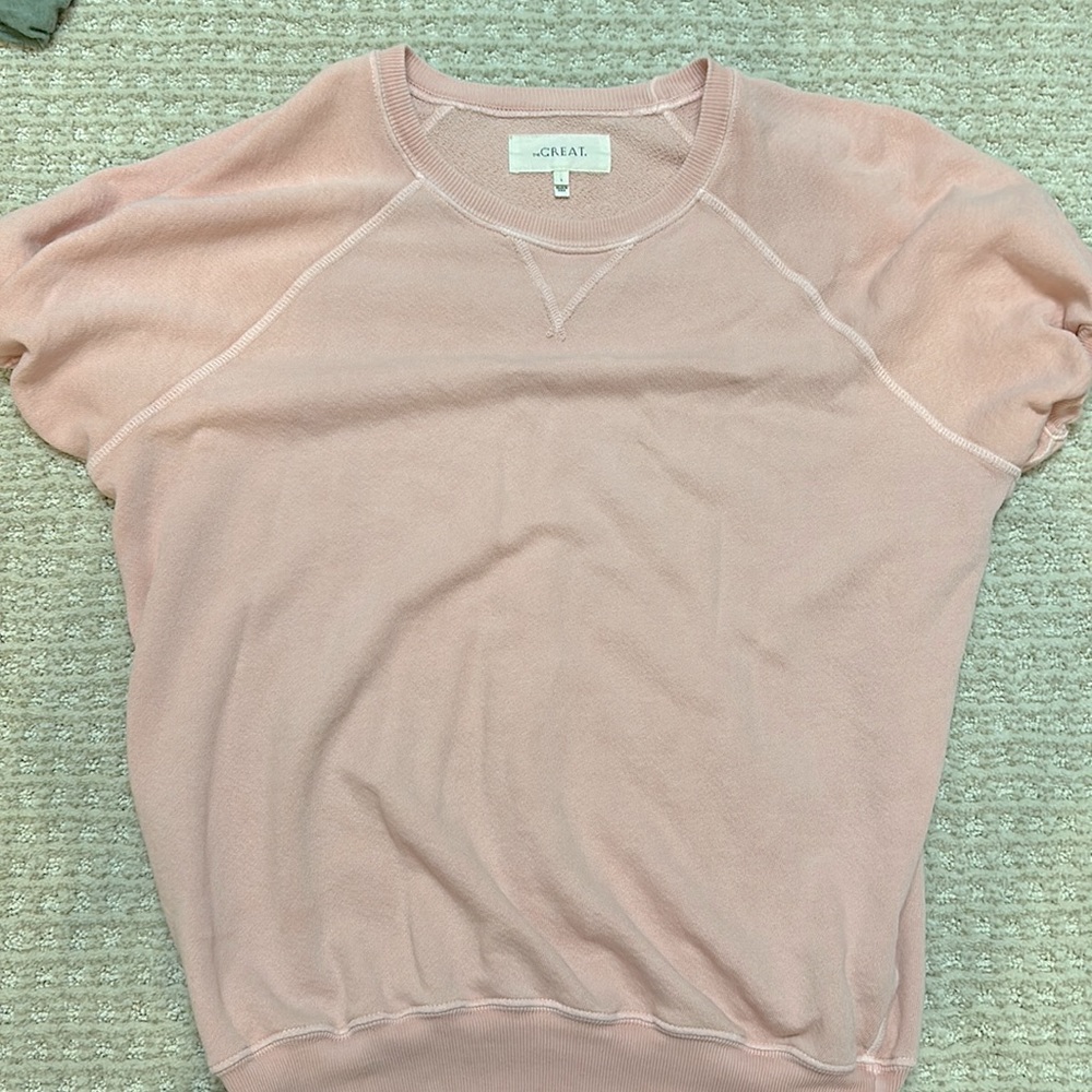 THE GREAT MALT PUFF SLEEVE SWEATSHIRT